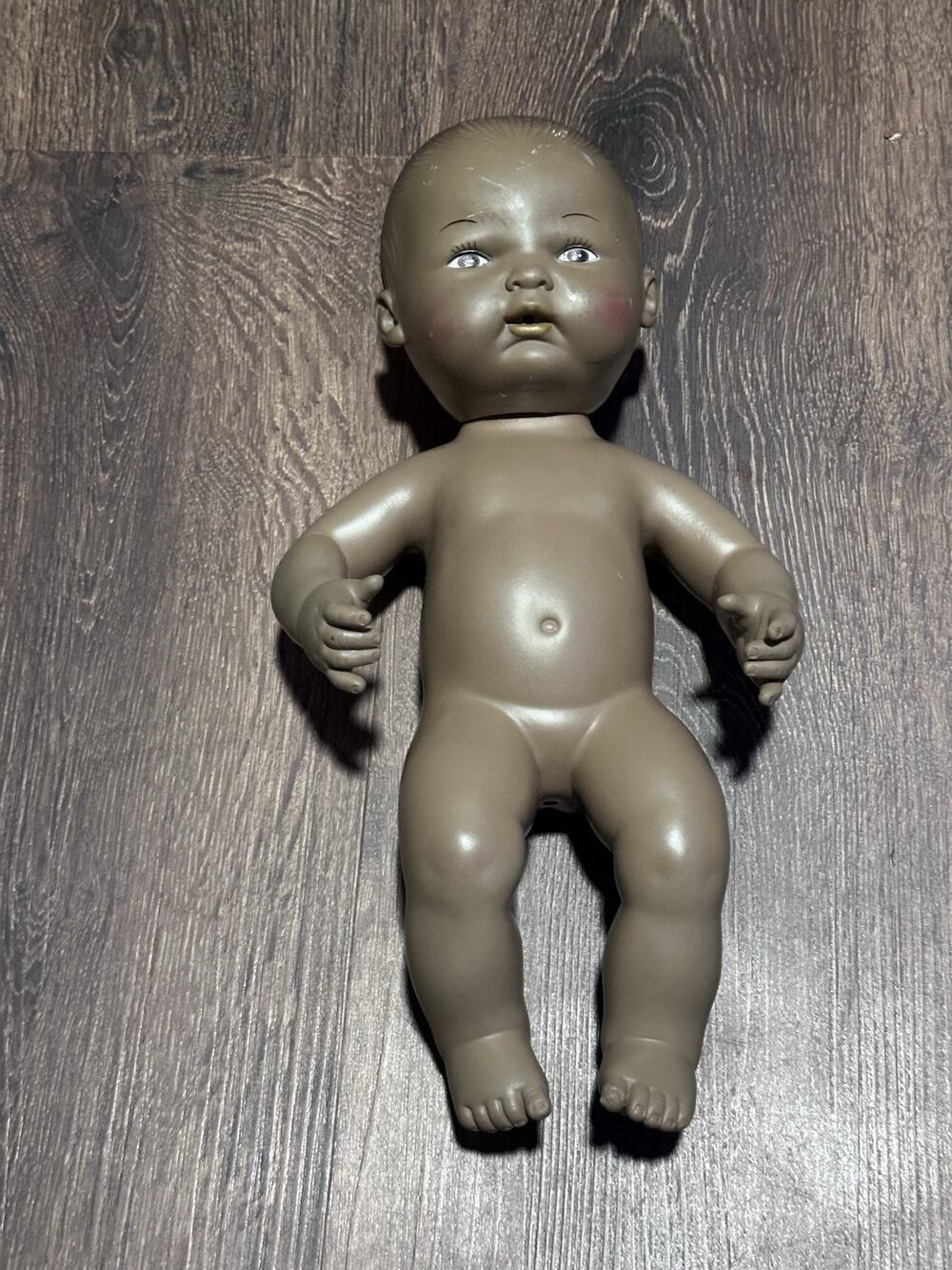 Vintage Horsman Black African American Drink Wet Baby Doll 1977